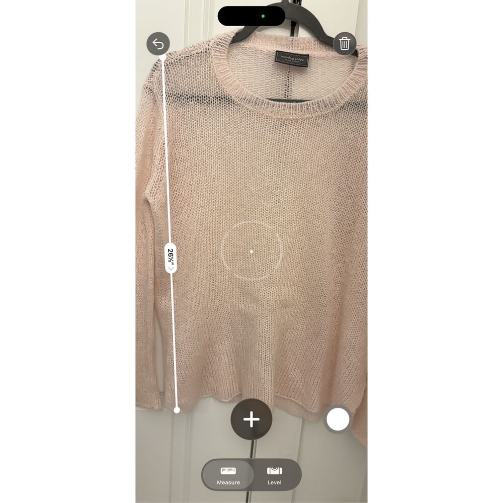 Wooded ships wool blend knit lightweight sweater, S/Med $168 G28 - Picture 7 of 8